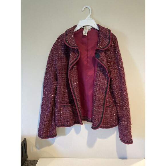 Max Studio Women's Button Down Jacket Size 12 #58822 - Picture 2 of 5